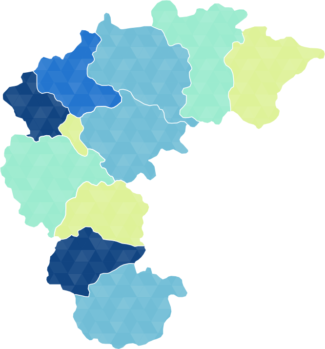 충청북도 지도